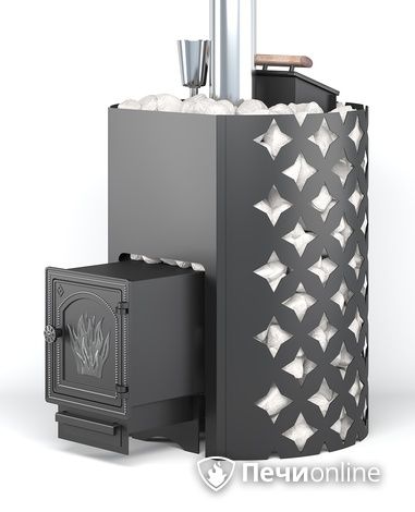 Дровяная печь-каменка Этна 24 ЗК (ДТ-4) в Хабаровске